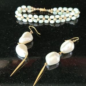Vintage earring & bracelet set
